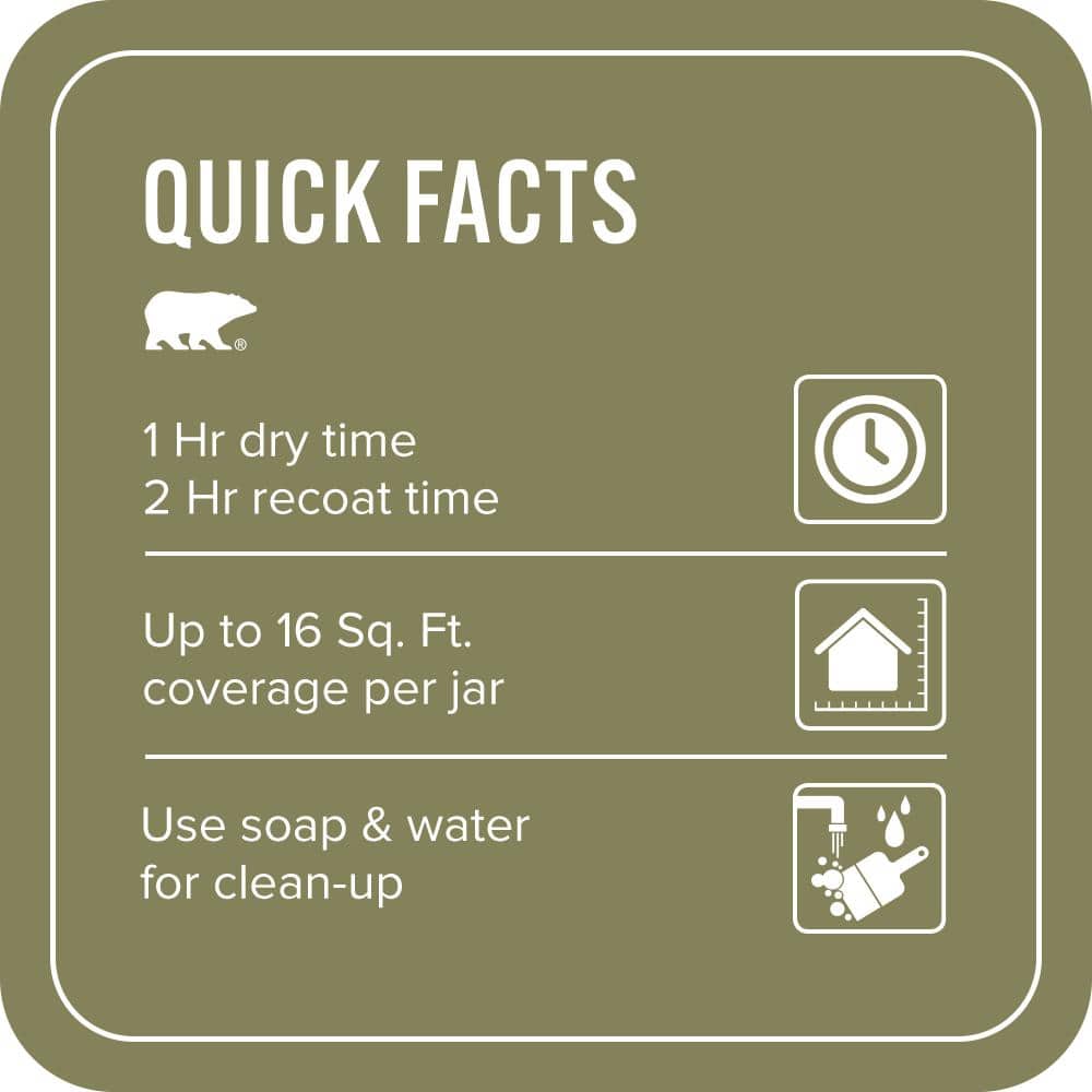 BEHR PREMIUM PLUS #PMD-47 Martini Olive Enamel & Primer Color Sample (3)