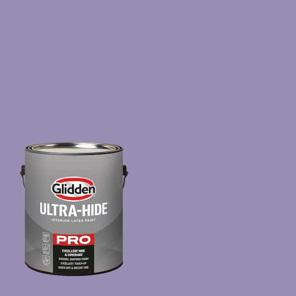Glidden Ultra-Hide 1 gal. PPG1175-5 French Violet Eggshell Interior Paint (2)