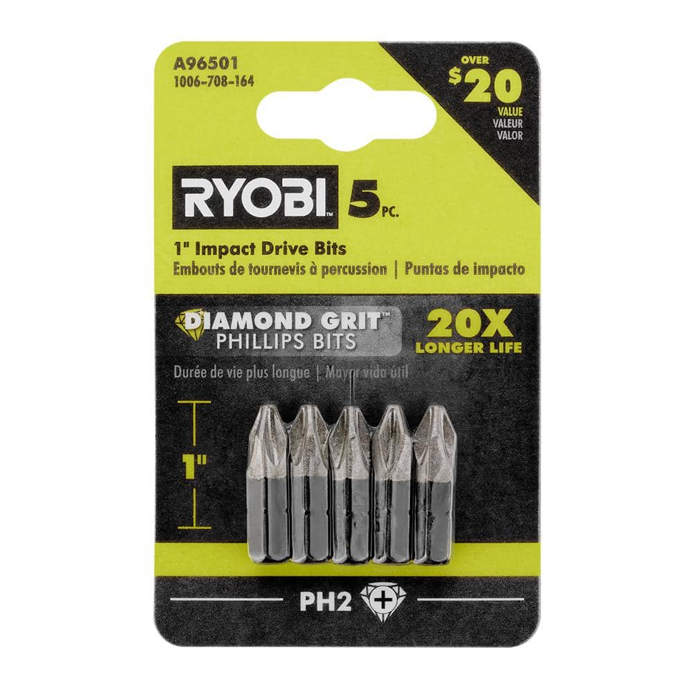 RYOBI Diamond Grit Impact Drive Bits