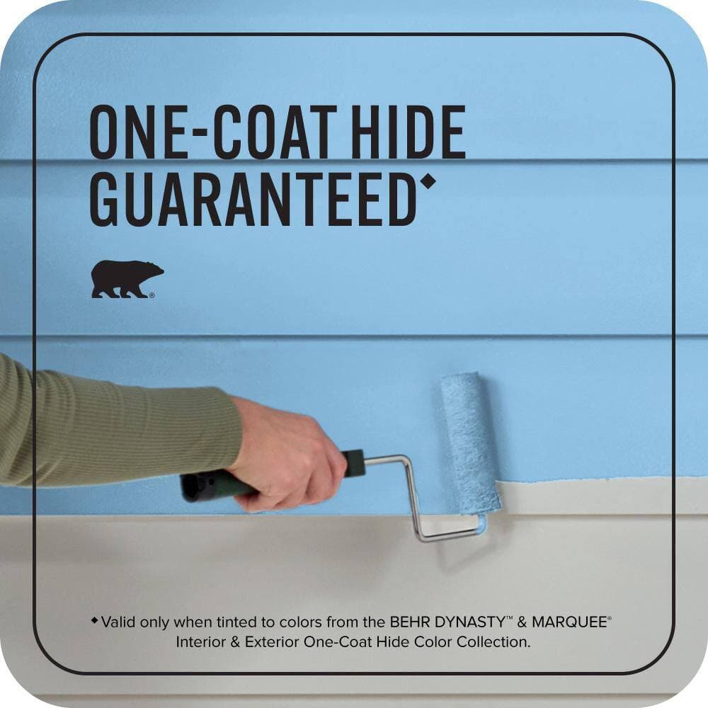 BEHR MARQUEE 1 gal. #P510-3 Rhodes Satin Enamel Exterior Paint & Primer (3)