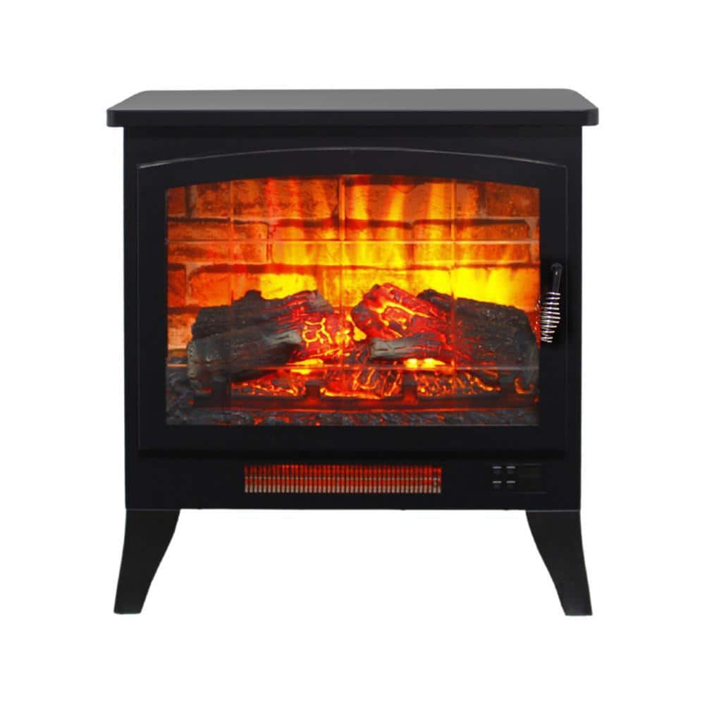 Unbranded 1400-Watt Electric Fireplace Infrared Quartz Heater with 3D Flame effect (2)