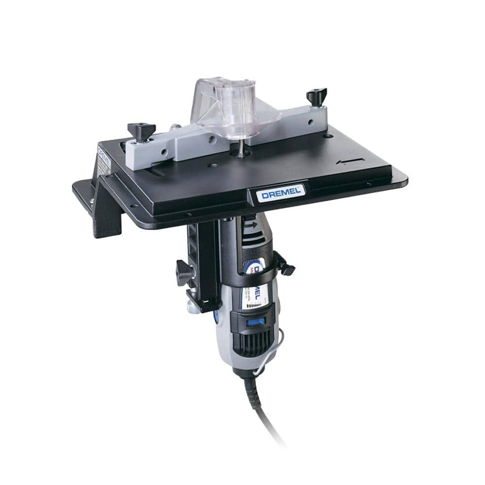 Dremel Plunge Router Rotary Tool Attachment with Rotary Tool Shaper/Router Table to Sand, Edge, Groove and Slot Wood (3)