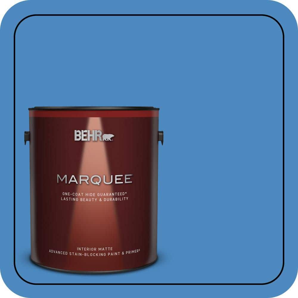 BEHR MARQUEE 1 gal. #P520-5 Boat House One-Coat Hide Matte Interior Paint & Primer