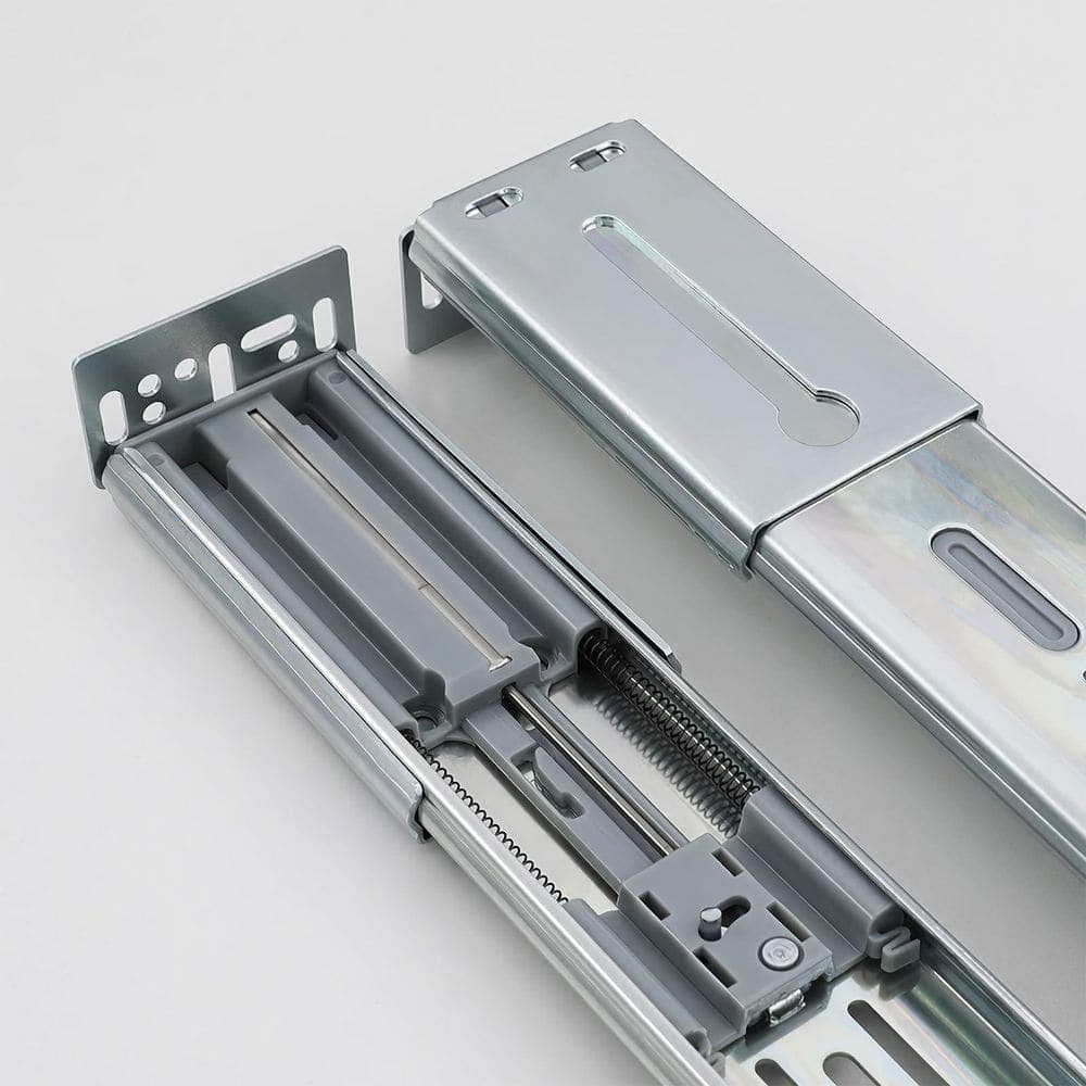 Wudkey 20-Pack Rear Mounting Brackets for Drawer Slide, Cabinet Drawer Brackets for 1.77 in. W Furniture Gildes (3)