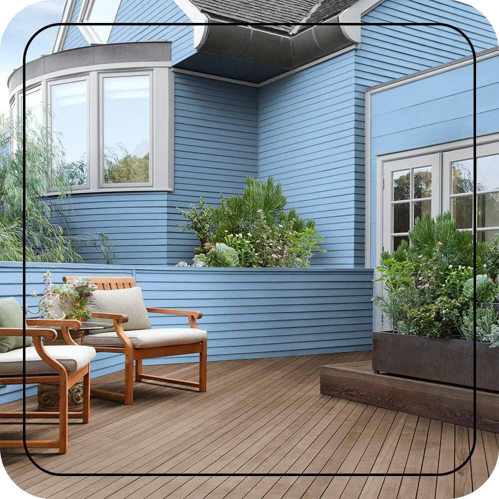 BEHR #P520-3 Color House and Fence Exterior Wood Stain (3)