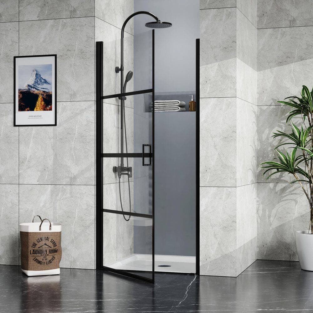 Ximuprmy 36 in. L x 36 in. Alcove Shower Pan Base with Center Drain in High Gloss White, Single-Threshold Shower Base (2)