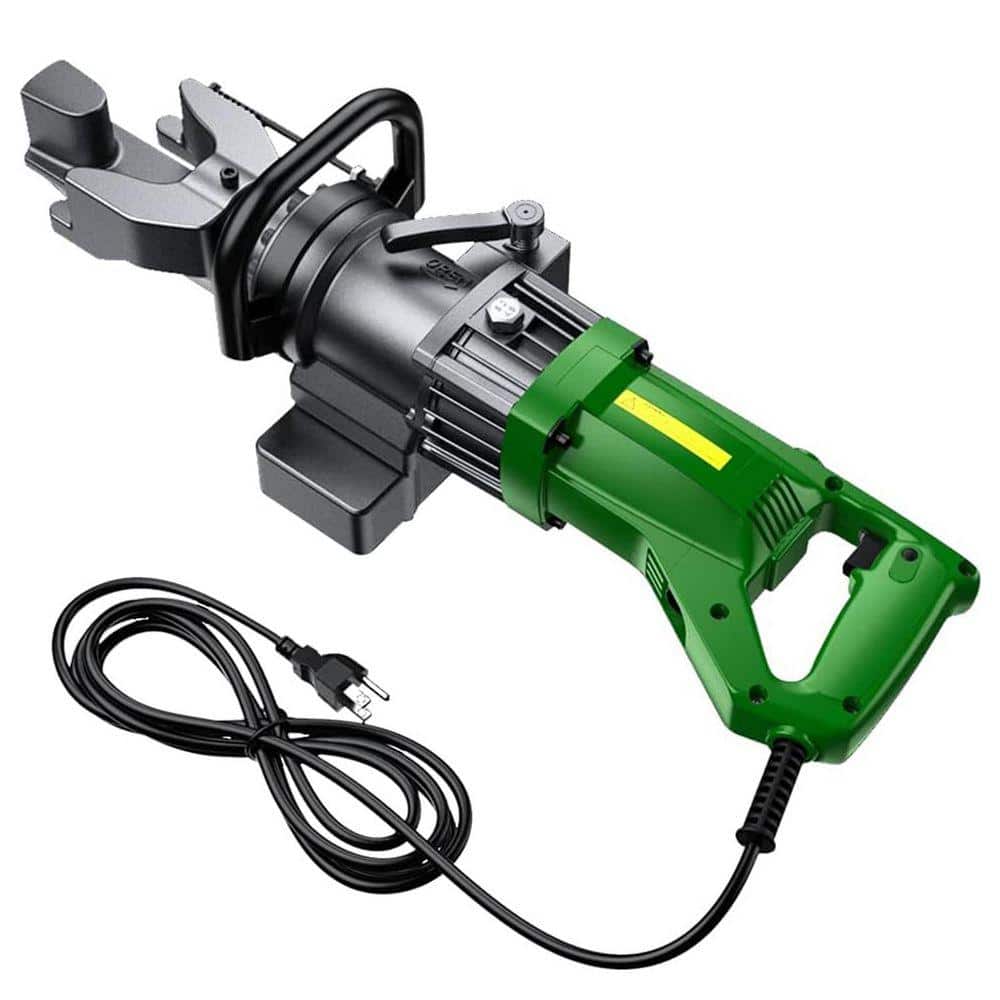 KIWDZFU Electric Hydraulic Rebar Bender Machine Bends Up to 5/8 in. 16mm Rebar 0-130° with Positioning Bolt