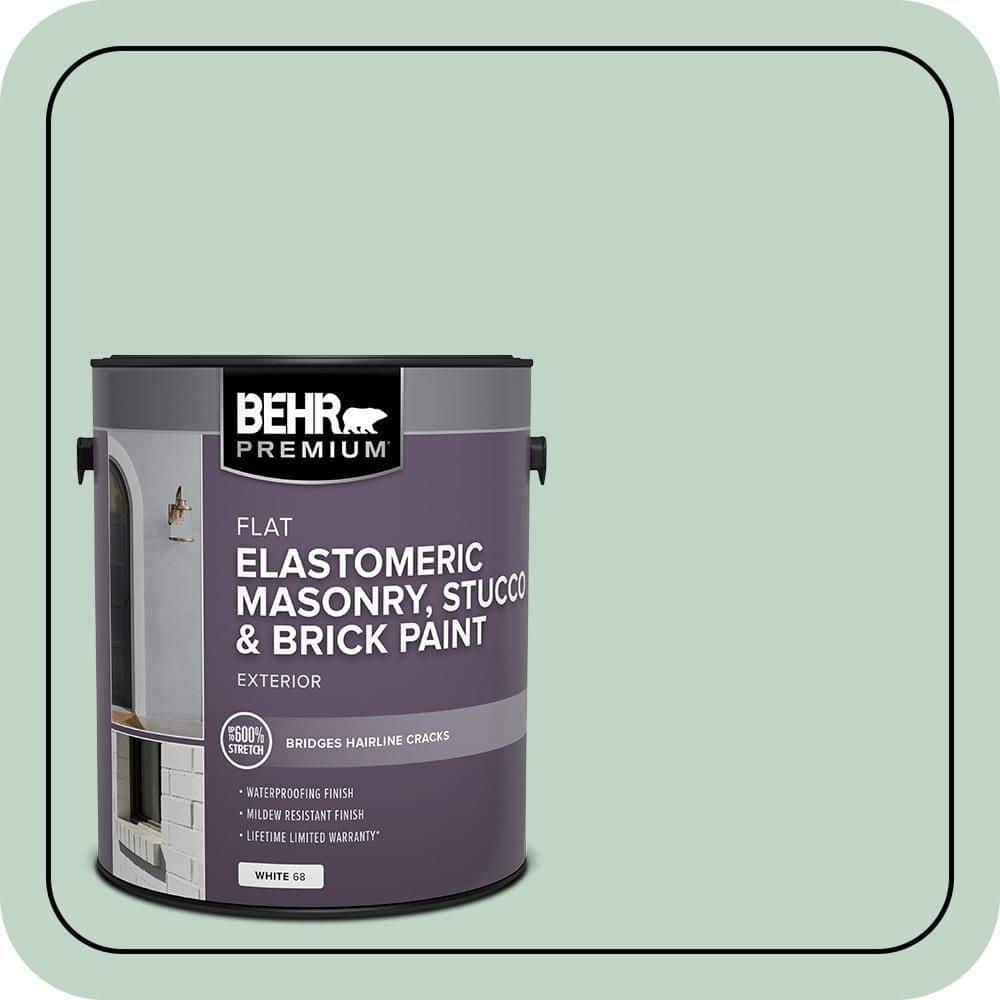 BEHR PREMIUM 1 gal. #MS-64 Mesa Verde Elastomeric Masonry, Stucco and Brick Exterior Paint