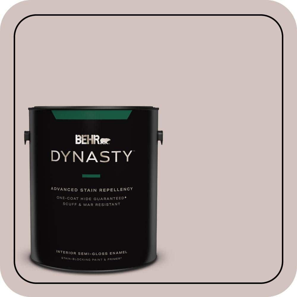 BEHR DYNASTY 1 gal. #MQ3-01 Josephine One-Coat Hide Semi-Gloss Enamel Interior Stain-Blocking Paint & Primer