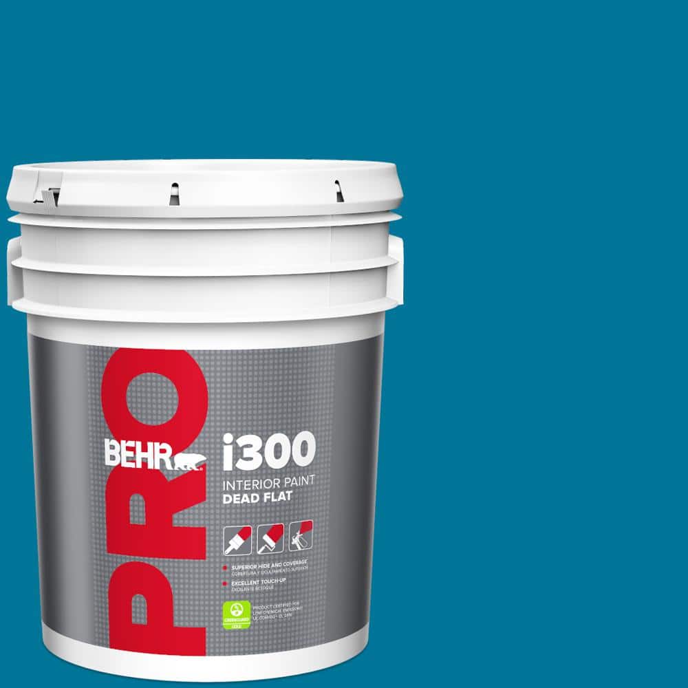 BEHR PRO 5 gal. #P490-7 Mayan Treasure Dead Flat Interior Paint