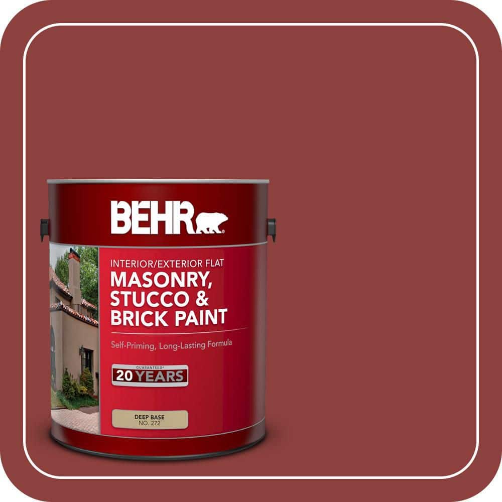 BEHR 1 gal. #PPU2-03 Allure Flat Interior/Exterior Masonry, Stucco and Brick Paint