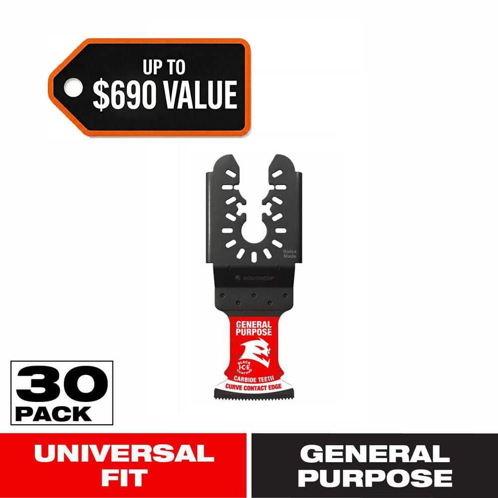 DIABLO 1-1/4 in. AMPED Demo Demon Universal Fit Carbide Teeth Oscillating Blade for General Purpose (30-pack)