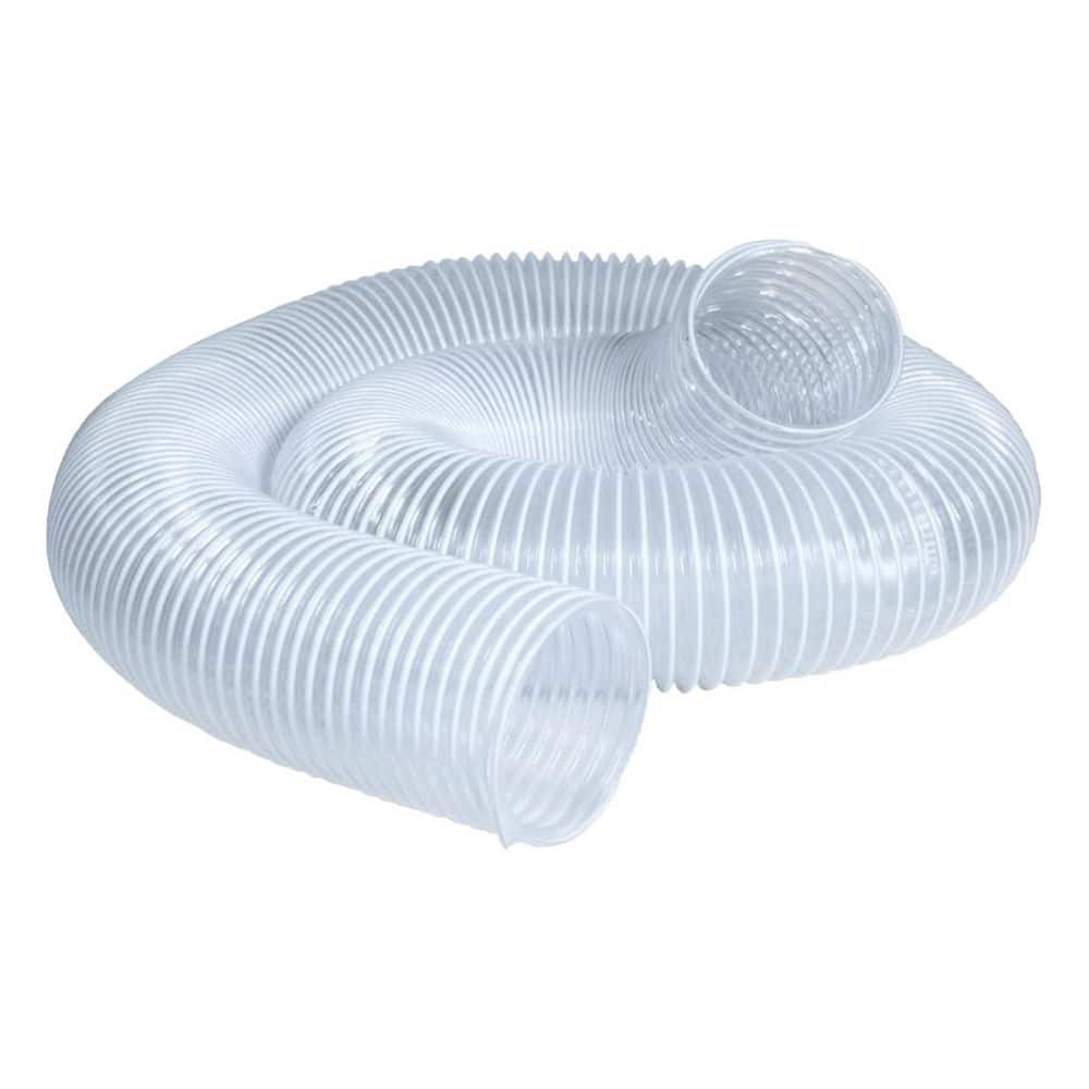 ‎POWERTEC PVC Dust Collection Hose (4 in. x 20 ft.) Flexible Clear View Heavy-Duty PVC Hose (1)