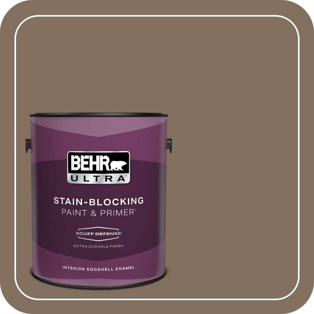 BEHR ULTRA 1 gal. #PPU5-04 Mocha Latte Extra Durable Eggshell Enamel Interior Paint & Primer