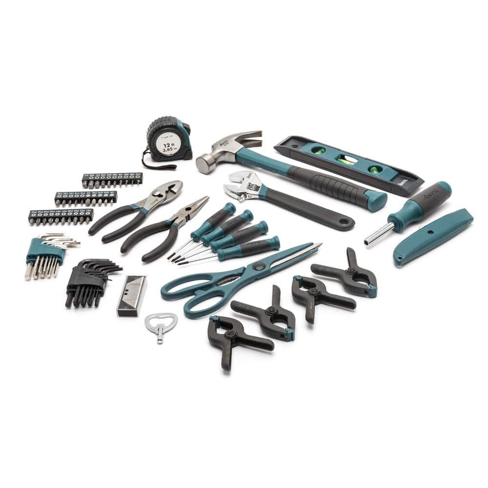 Anvil 76-Piece SAE and Metric Homeowners Tool Kit with Case (2)