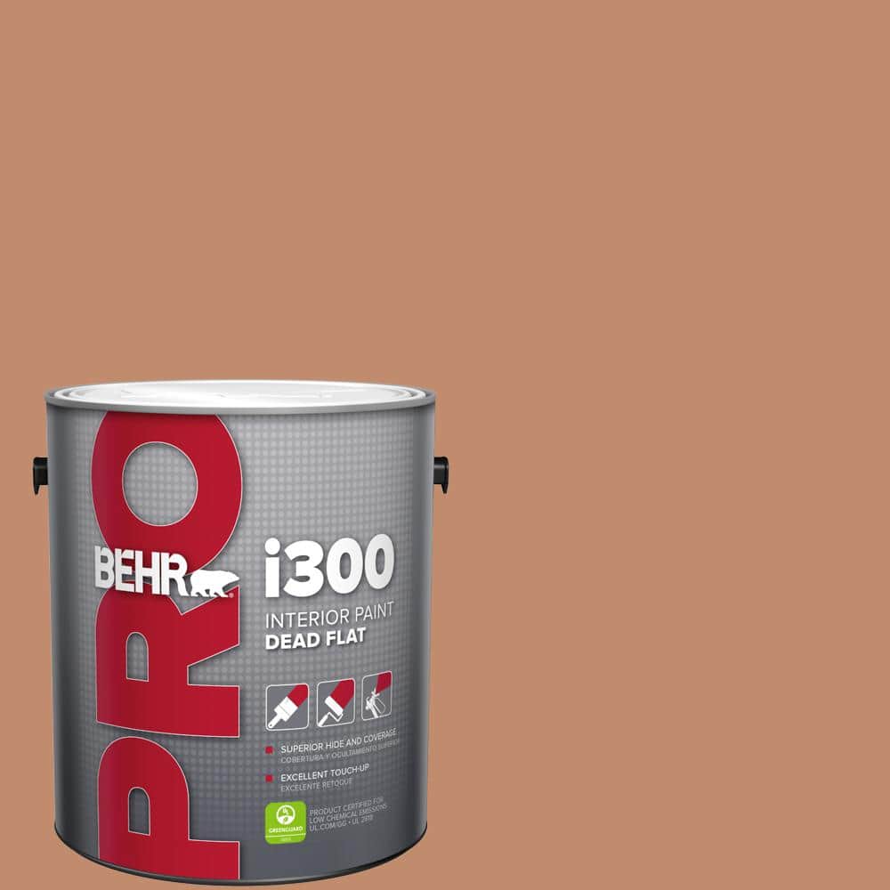 BEHR PRO 1 gal. #240F-4 Tiny Fawn Dead Flat Interior Paint