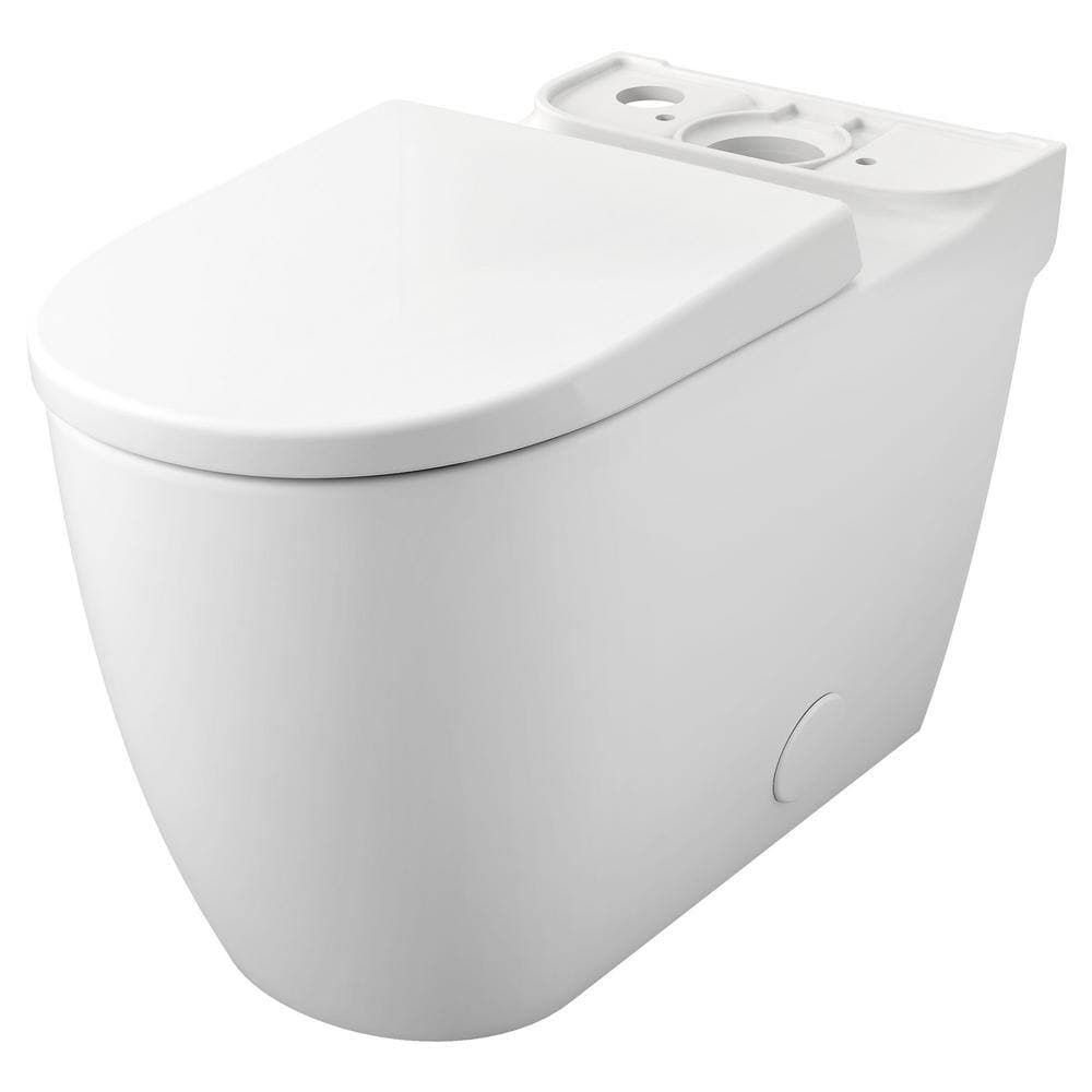 GROHE Essence Elongated Toilet Bowl Only in Alpine White, Seat Included (2)