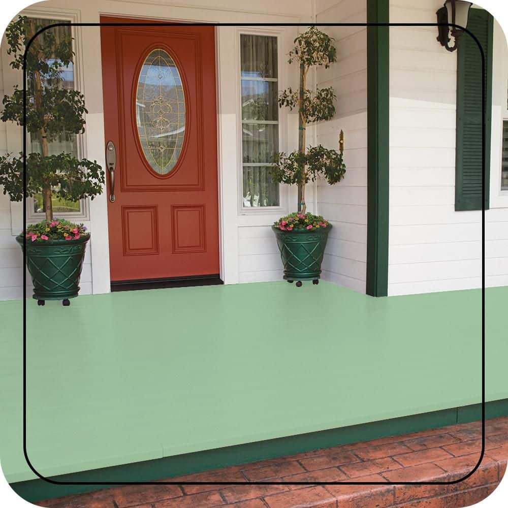 BEHR PREMIUM #P390-3 Low-Lustre Enamel Interior/Exterior Porch and Patio Floor Paint (2)