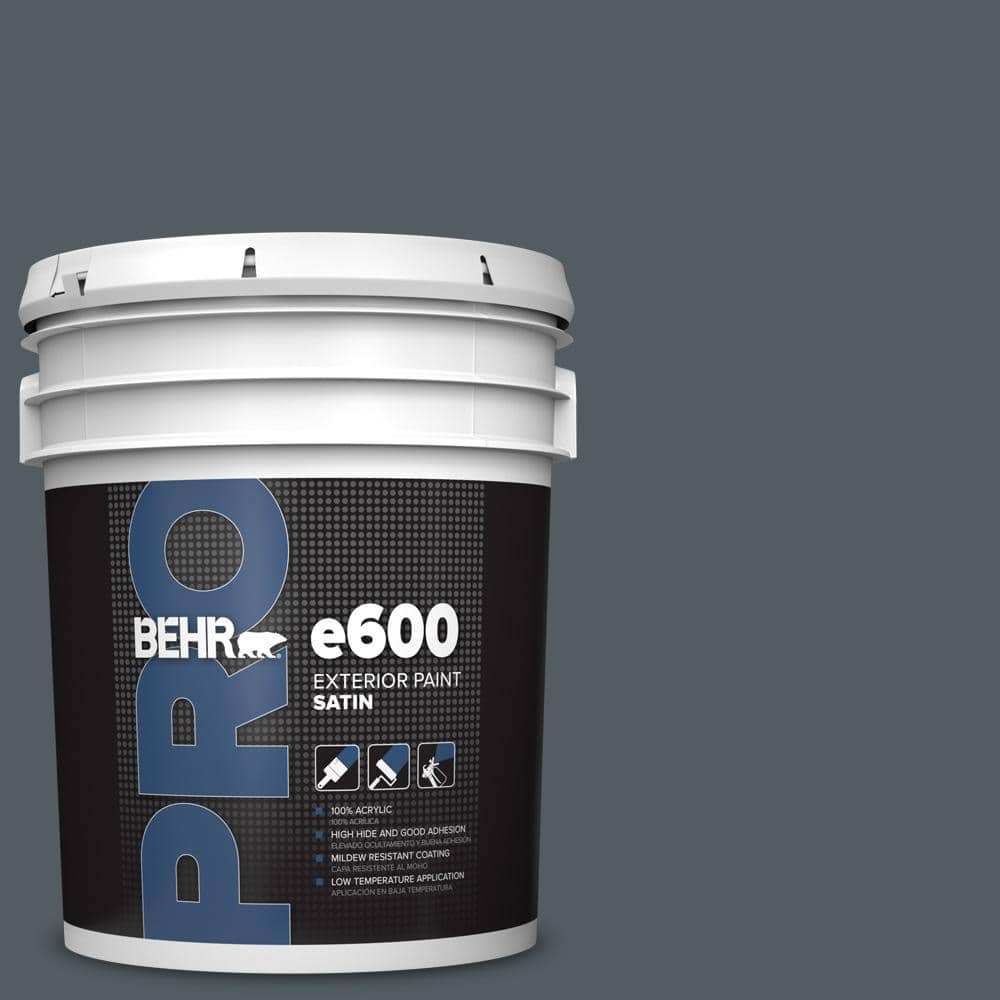 BEHR PRO 5 gal. #PPU25-21 City Rain Satin Enamel Exterior Paint (1)