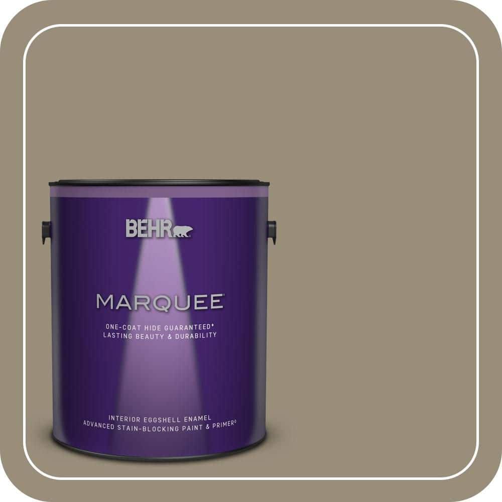 BEHR MARQUEE 1 gal. #MQ6-29 Lost Canyon One-Coat Hide Eggshell Enamel Interior Paint & Primer (1)