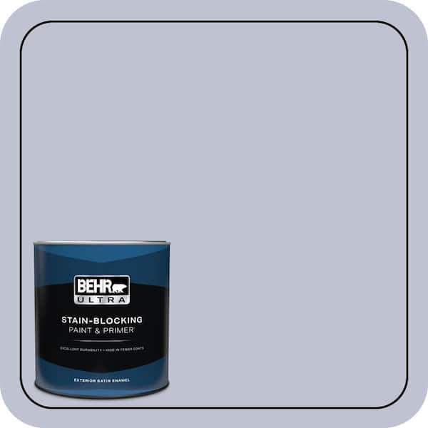 BEHR ULTRA 1 qt. #S560-2 Lavender Honor Satin Enamel Exterior Paint & Primer (2)