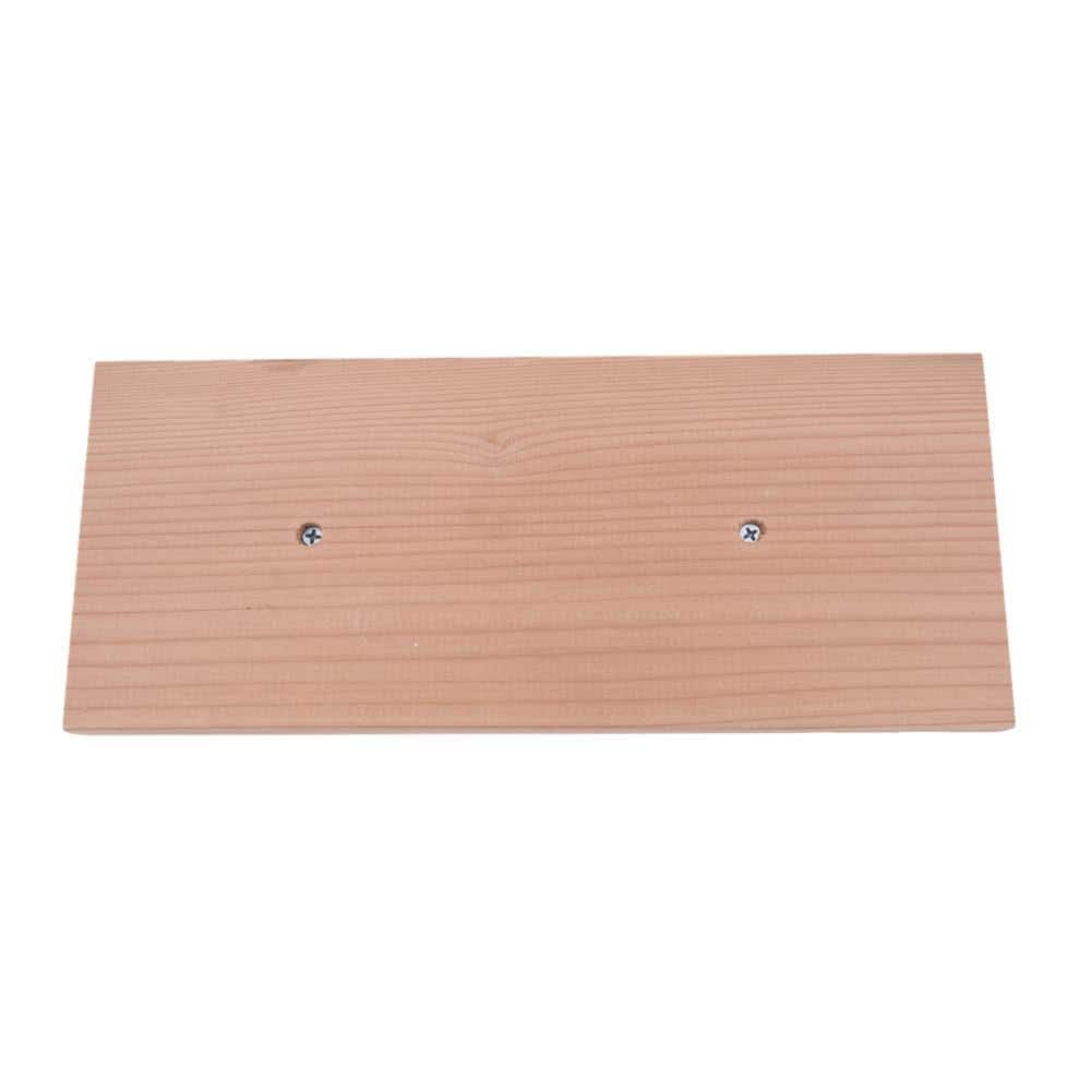 MARSHALLTOWN 12 in. x 5 in. Redwood Float - 3/4 in. Thick (3)