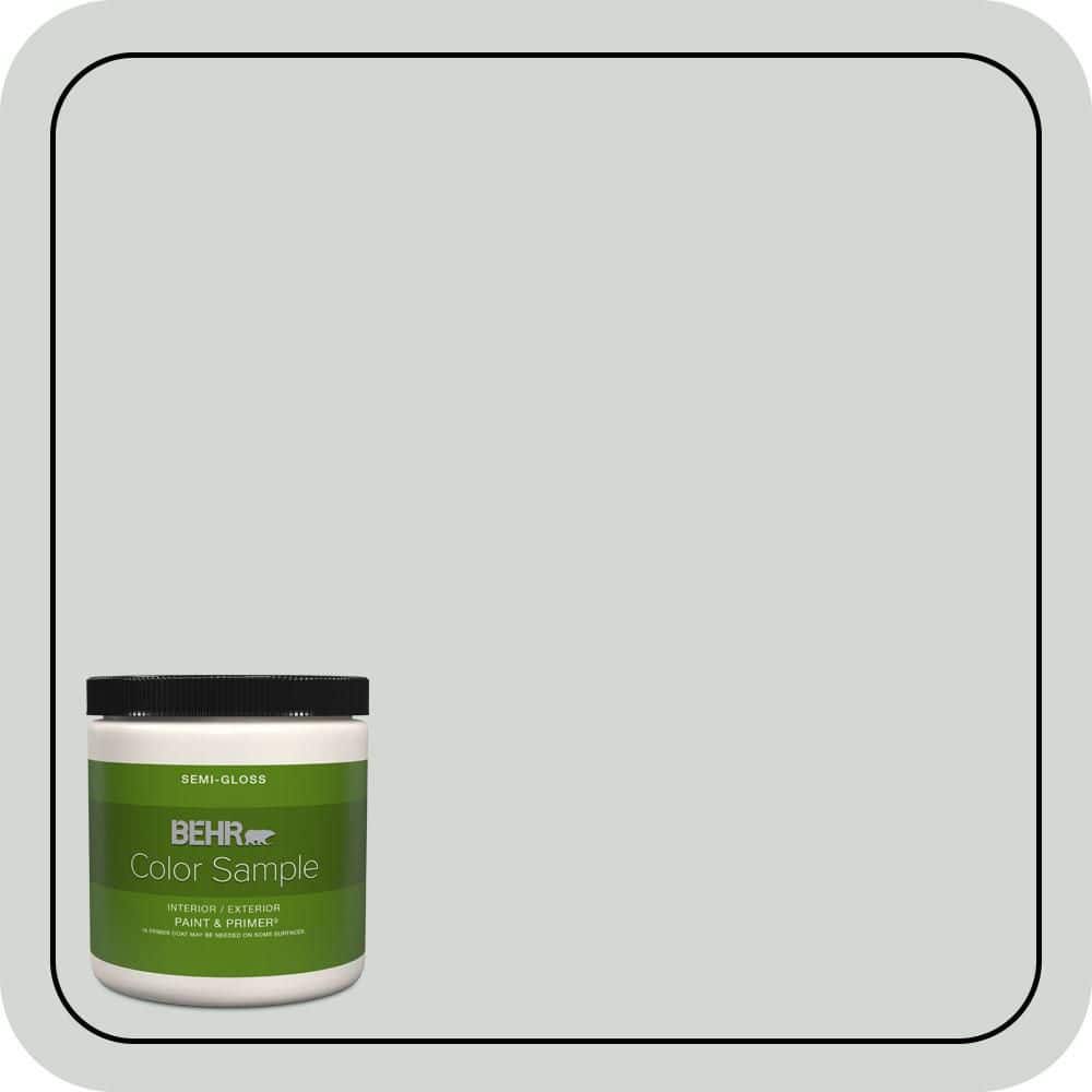 BEHR PREMIUM PLUS 8 oz. #MQ3-22 Curio Semi-Gloss Interior/Exterior Paint & Primer Color Sample