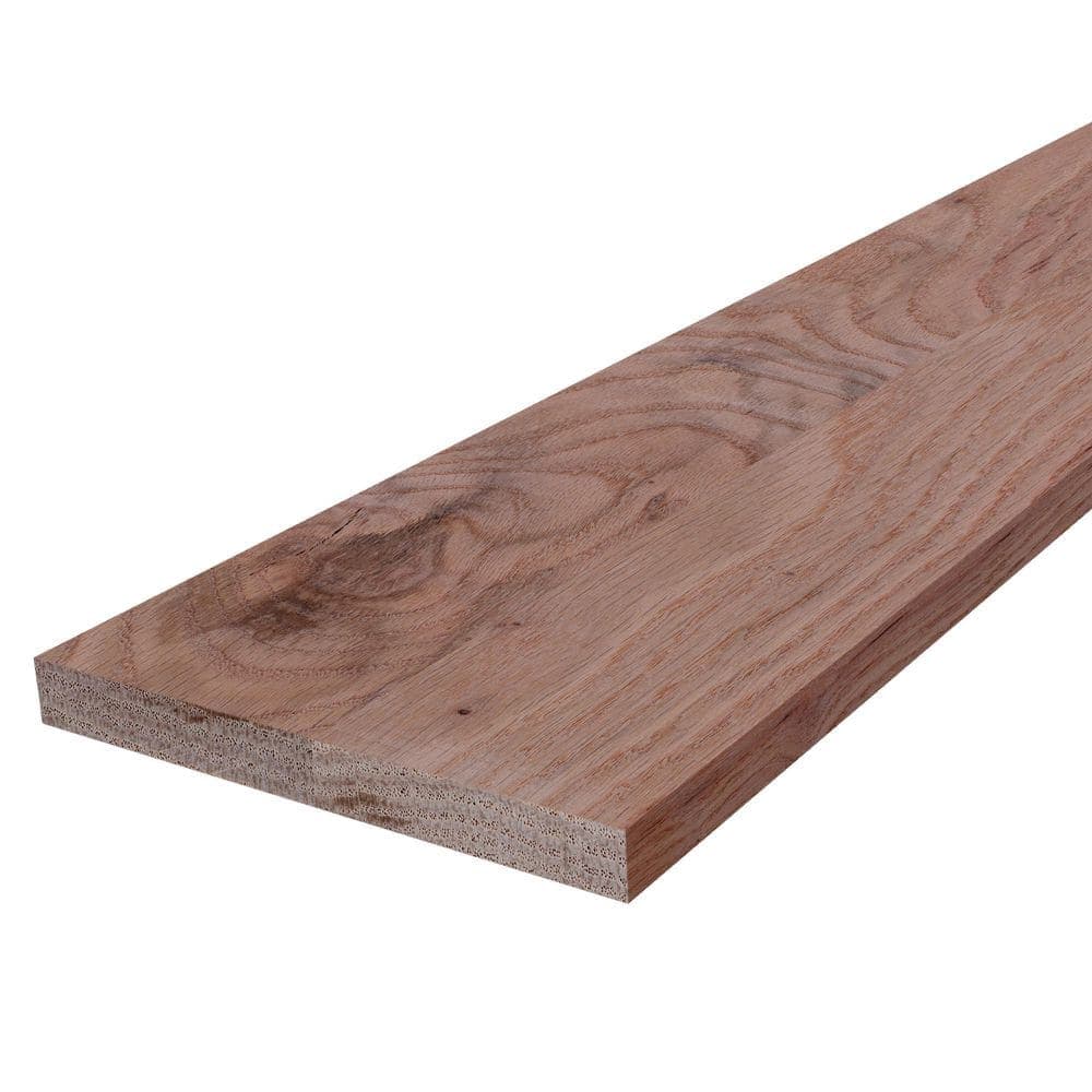 Ornamental Mouldings 0.75 in. D x 7.25 in. W x 72 in. L Unfinished Rustic Red Oak Wood Board (3)