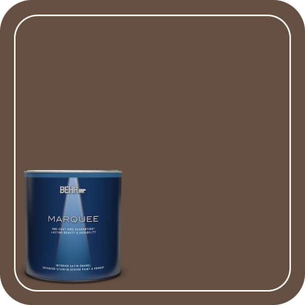 BEHR PREMIUM PLUS 1 gal. #760B-7 Revival Mahogany Semi-Gloss Enamel Low Odor Interior Paint & Primer (3)