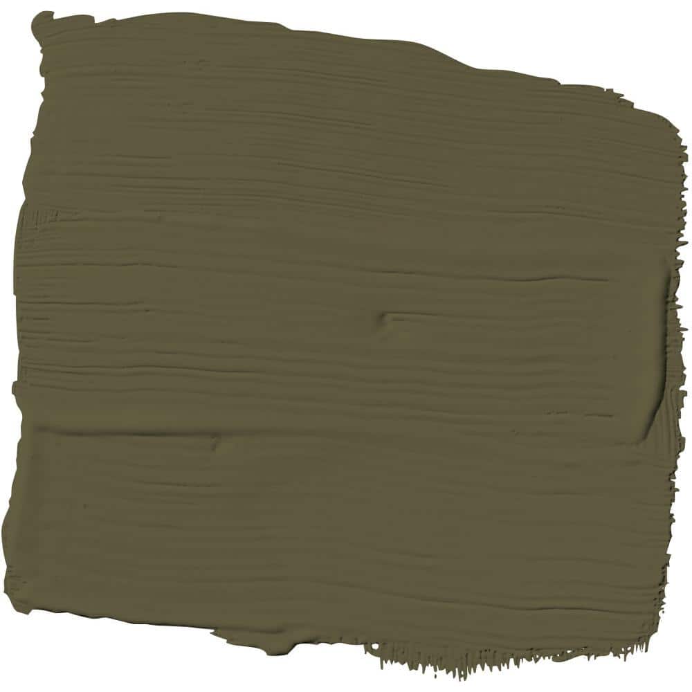 Glidden 8 oz. PPG1113-7 Olive Green Satin Interior Paint Sample (2)