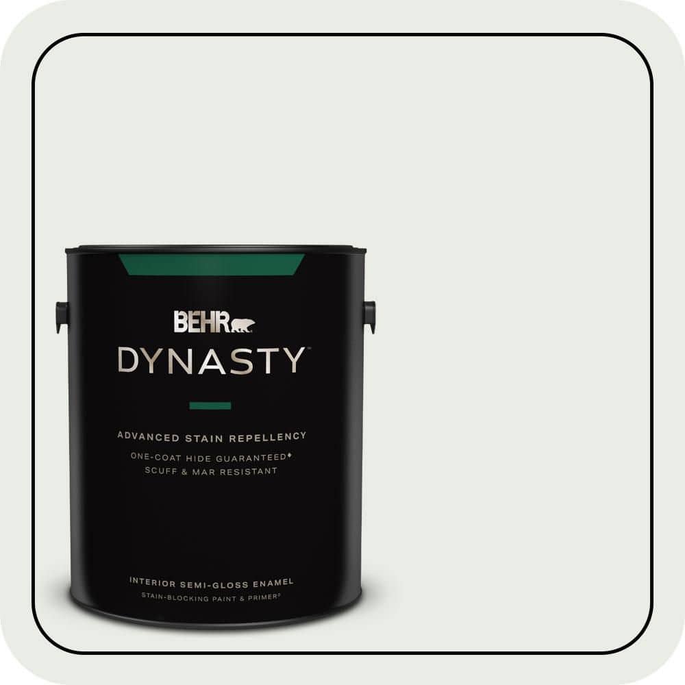 BEHR DYNASTY 1 gal. #PPU25-12 Minimalistic Semi-Gloss Enamel Interior Stain-Blocking Paint & Primer