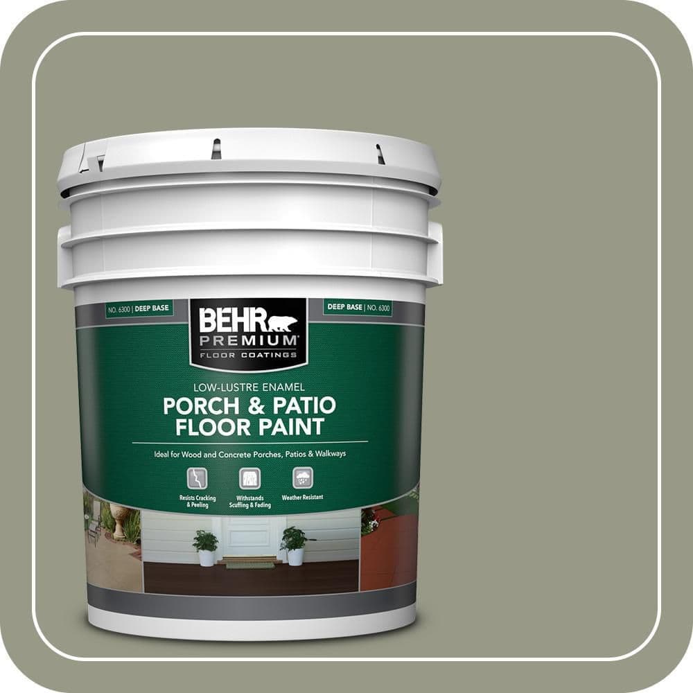 BEHR PREMIUM #BNC-27 Low-Lustre Enamel Interior/Exterior Porch and Patio Floor Paint (1)
