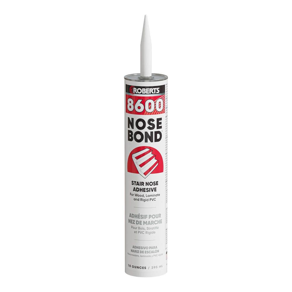 ROBERTS 8600 Nosebond Beige 10 oz. Wood, Laminate, and Rigid PVC Stair Nose Adhesive in Beige (2)