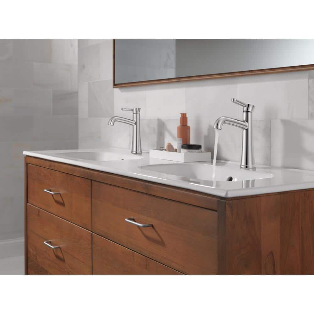 Delta Greydon Single Handle Single-Hole Bathroom Faucet in Polished Chrome (3)