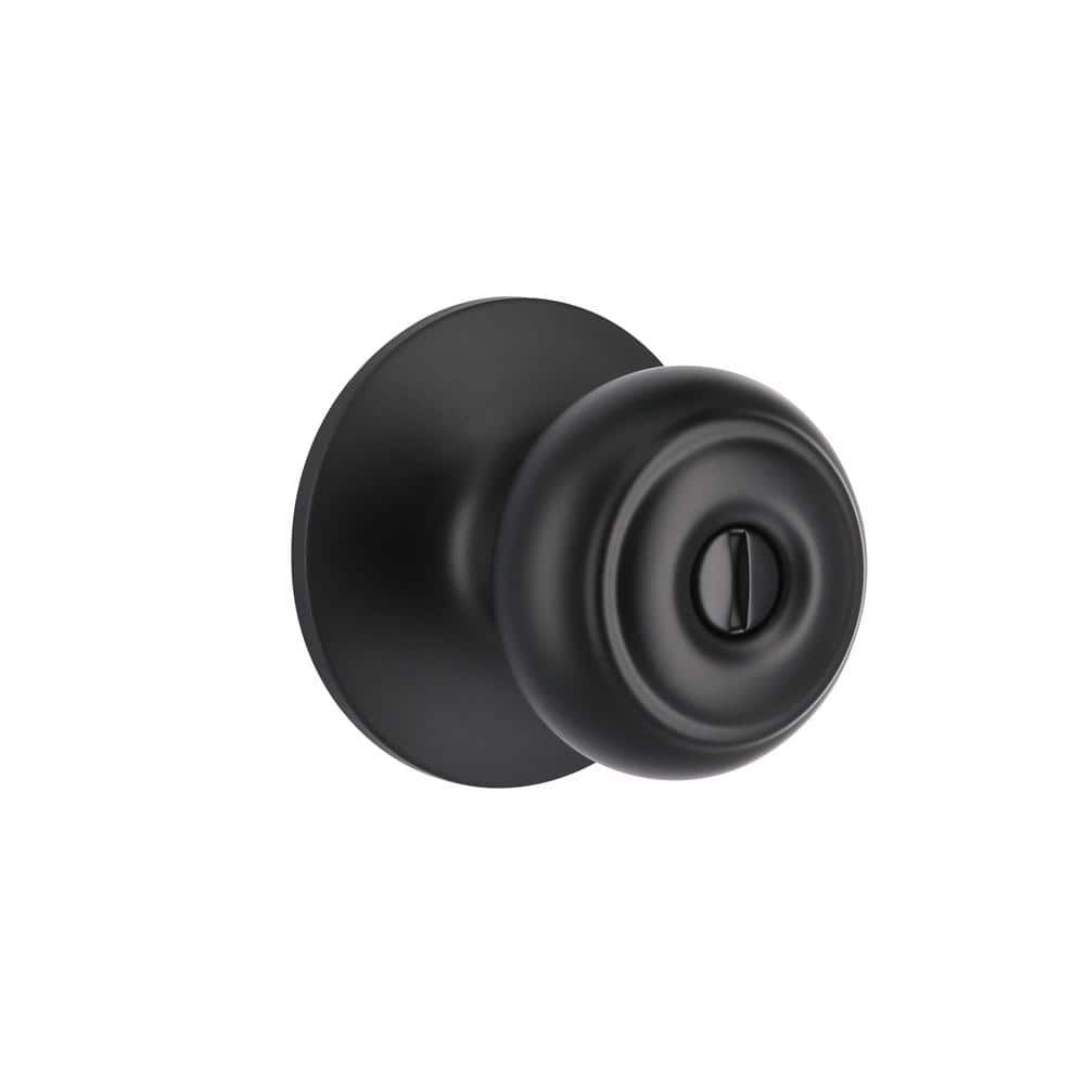 Defiant Hartford Matte Black Bed/Bath Door Knob (1)