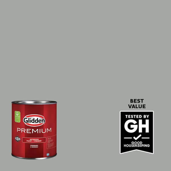Glidden Premium 1 qt. #PPG1010-4 Stepping Stone Eggshell Interior Latex Paint (2)