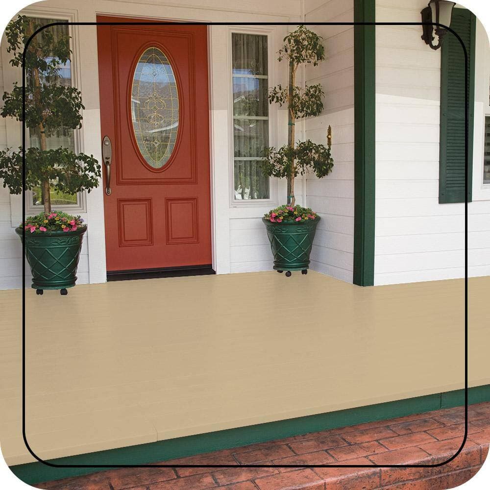 BEHR PREMIUM #350F-4 Low-Lustre Enamel Interior/Exterior Porch and Patio Floor Paint (2)