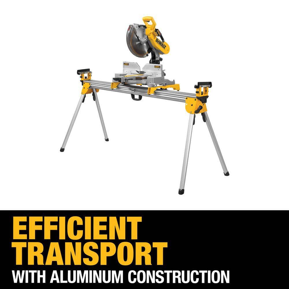DEWALT 60V Lithium-Ion Cordless Sliding Miter Saw with Heavy Duty Miter Saw Stand (4)