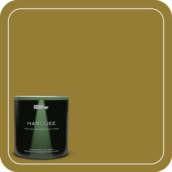 BEHR PREMIUM PLUS #M320-7 Thai Curry Flat Low Odor & Primer (3)