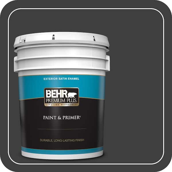 BEHR PREMIUM PLUS #770F-7 Beluga Enamel Interior/Exterior Paint & Primer Color Sample (2)