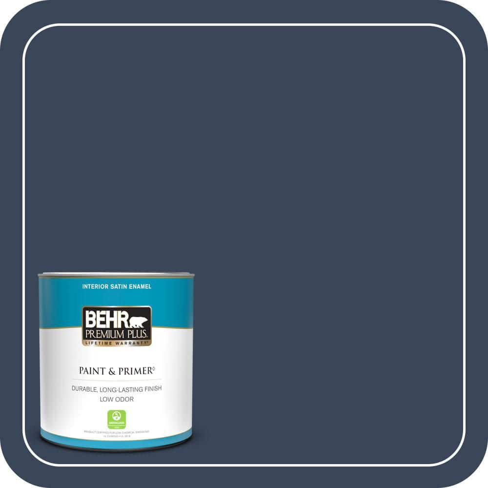 BEHR PREMIUM PLUS #590F-7 Peaceful Night Enamel Low Odor & Primer (1)