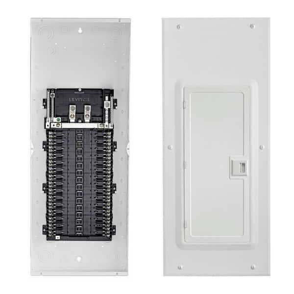 Leviton 200 Amp 30-Space, 30-Circuit Indoor Load Center with Main Lugs, Door Included LP322-LDR