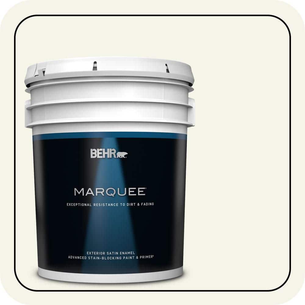 BEHR MARQUEE 5 gal. #W-F-700 Moon Rise Satin Enamel Exterior Paint & Primer