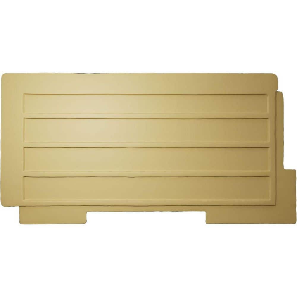 Ekena Millwork EverStone Castle Rock Faux Stone Panel, 49"W x 24 1/2"H x 1 1/4"D, Weathered Brown Color (2)