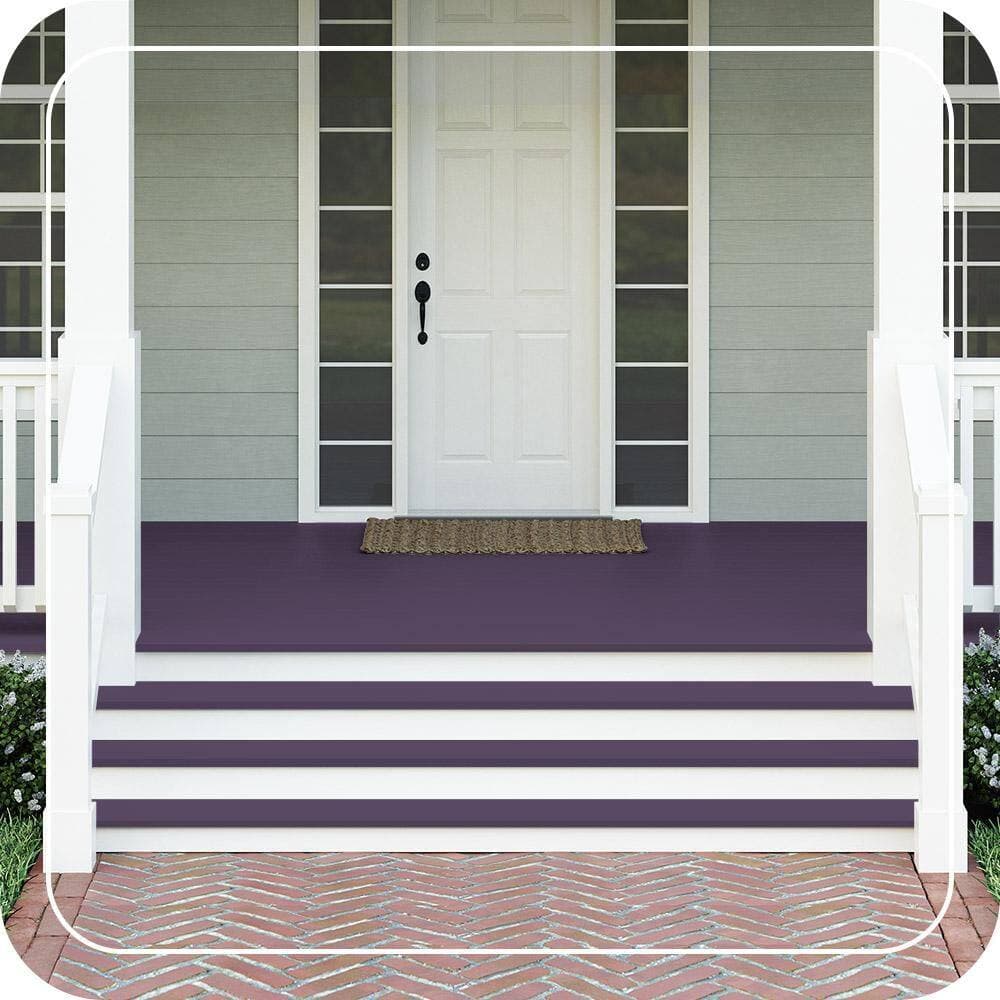 BEHR PREMIUM #M570-7 Textured Low-Lustre Enamel Interior/Exterior Porch and Patio Anti-Slip Floor Paint (2)