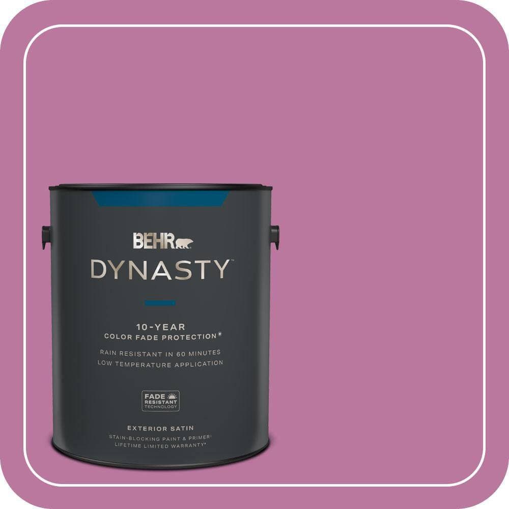 BEHR DYNASTY 1 gal. #690B-5 Valentine Heart Satin Enamel Exterior Stain-Blocking Paint & Primer