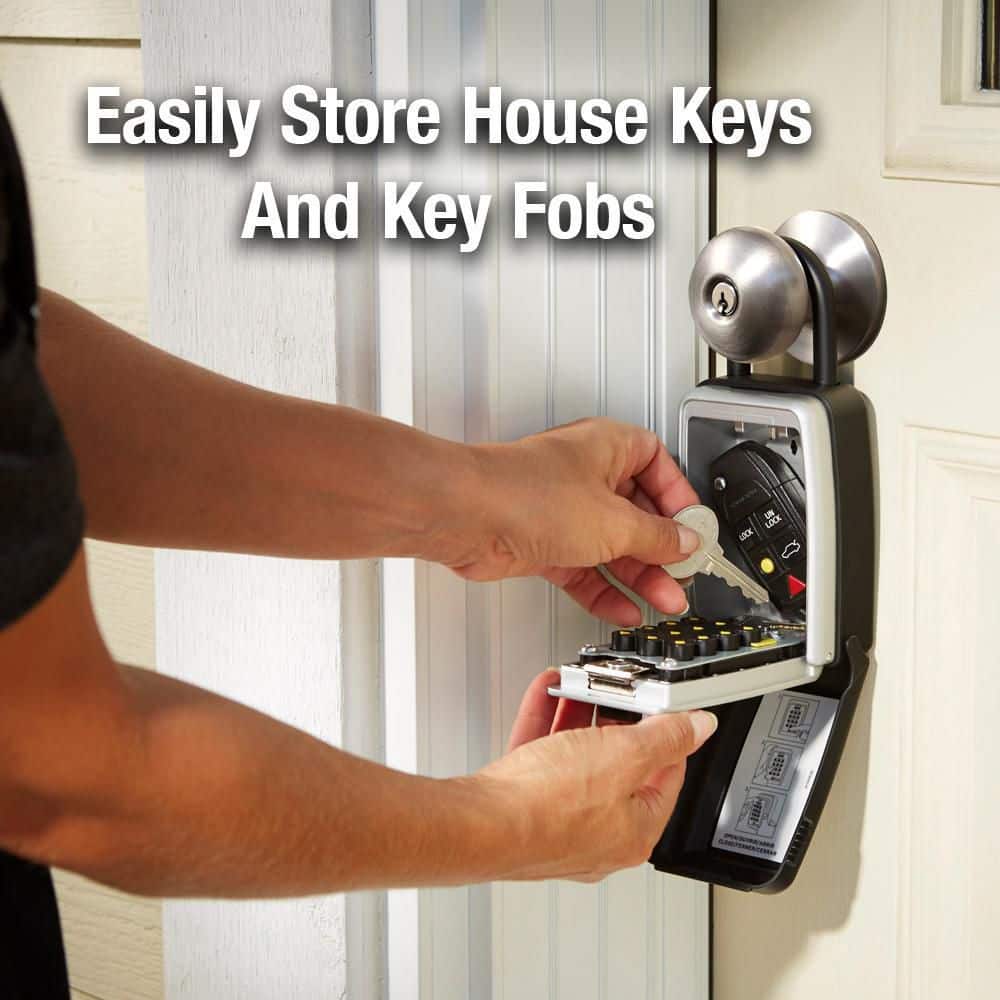 Master Lock Lock Box, Resettable Push Button Combination (3)