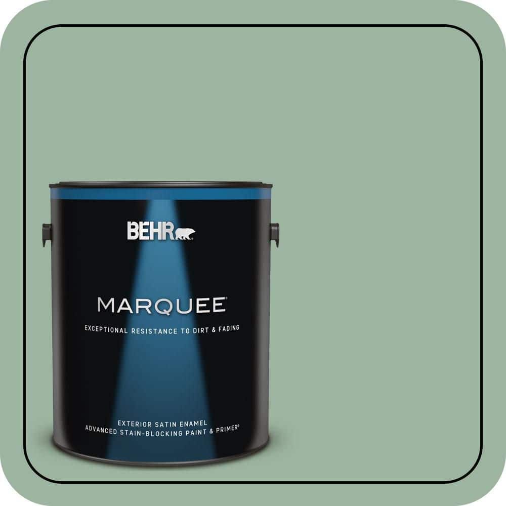 BEHR MARQUEE 1 gal. #S410-4 Copper Patina Satin Enamel Exterior Paint & Primer