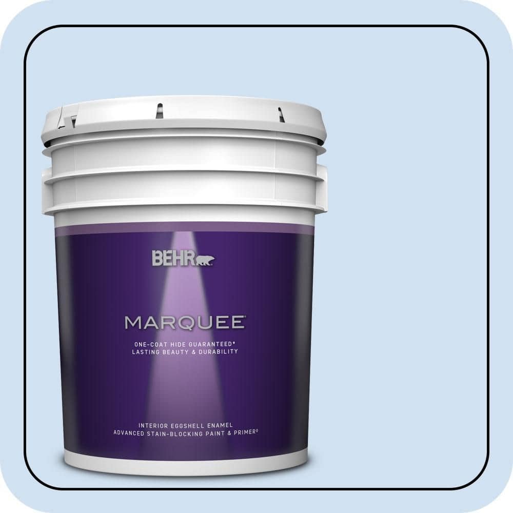 BEHR MARQUEE 5 gal. #P530-1 Loyal Eggshell Enamel Interior Paint & Primer