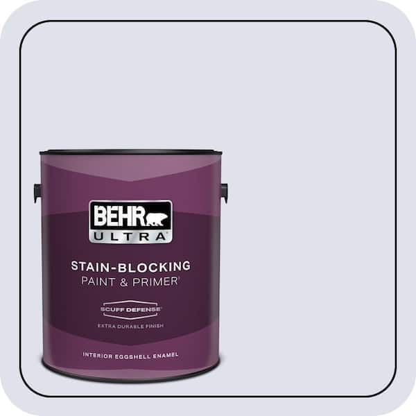 BEHR ULTRA 1 gal. #600A-1 December Dawn Extra Durable Eggshell Enamel Interior Paint & Primer (2)